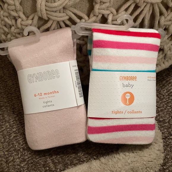 Gymboree Other - 2 pair 6-12 mos Gymboree tights new in package